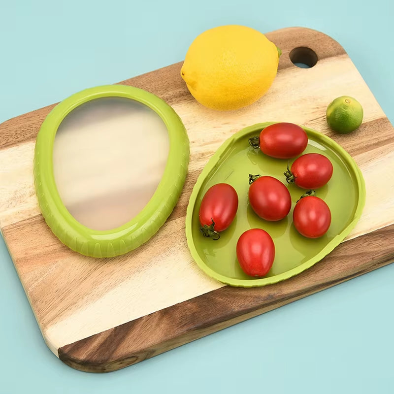 Reusable Fresh-Keeping Crisper Set for Fruits and Vegetables - Kitchen Storage Solution for Food Preservation