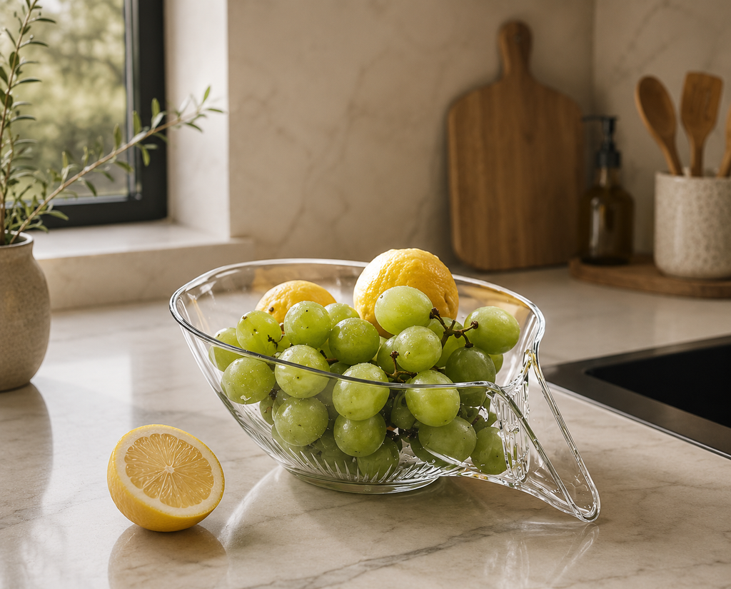 Multifunctional Plastic Drain Basket for Kitchen Sink