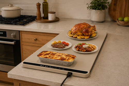 Electric Foldable Food Warmer Tray