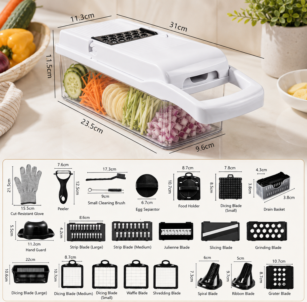 Multi Functional Vegetable Chopper