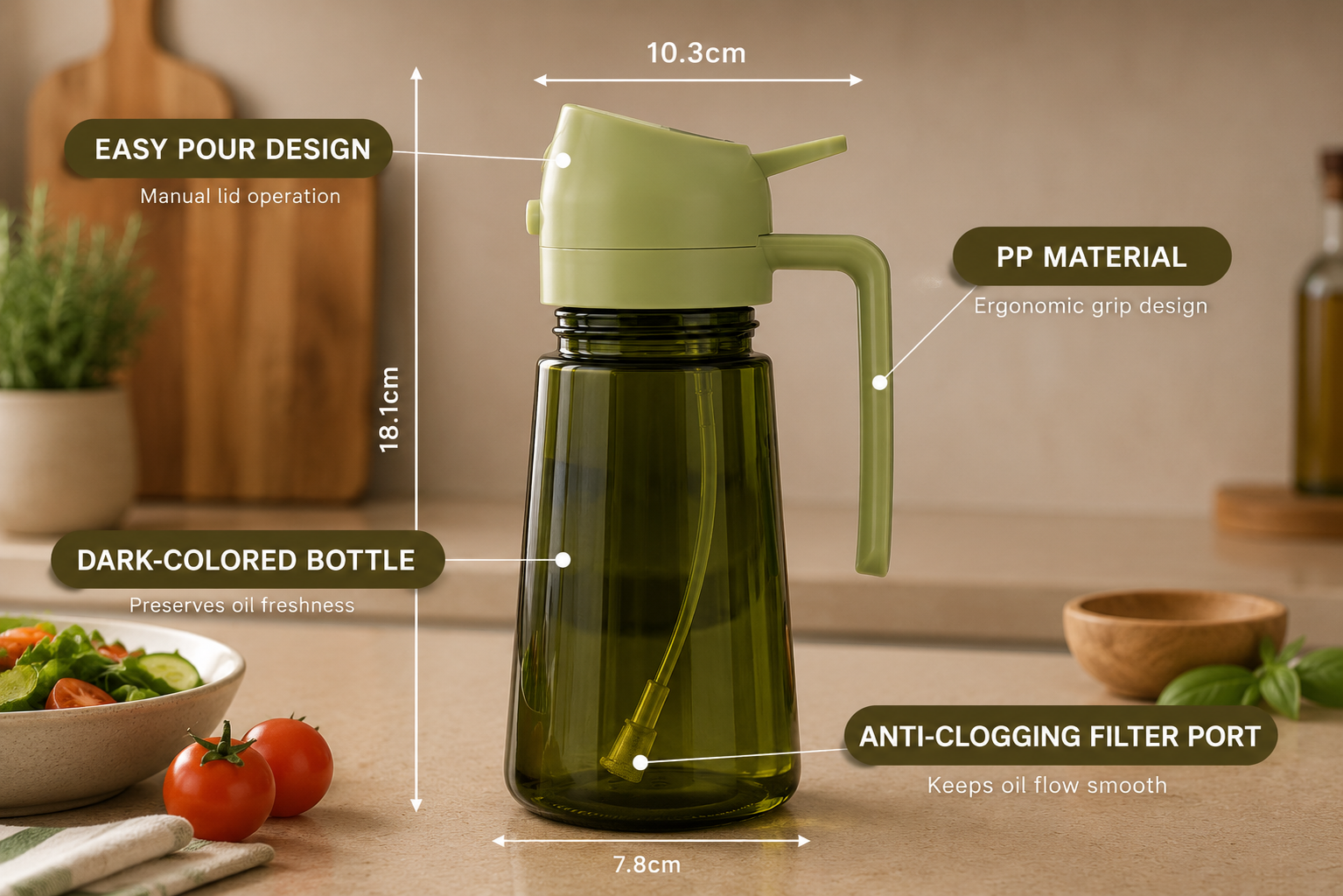 Professional Olive Oil Spray Bottle