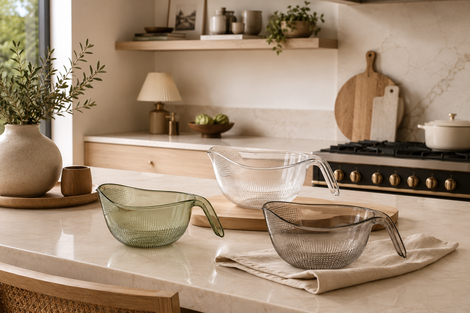 Rice Washing Bowl and Colander