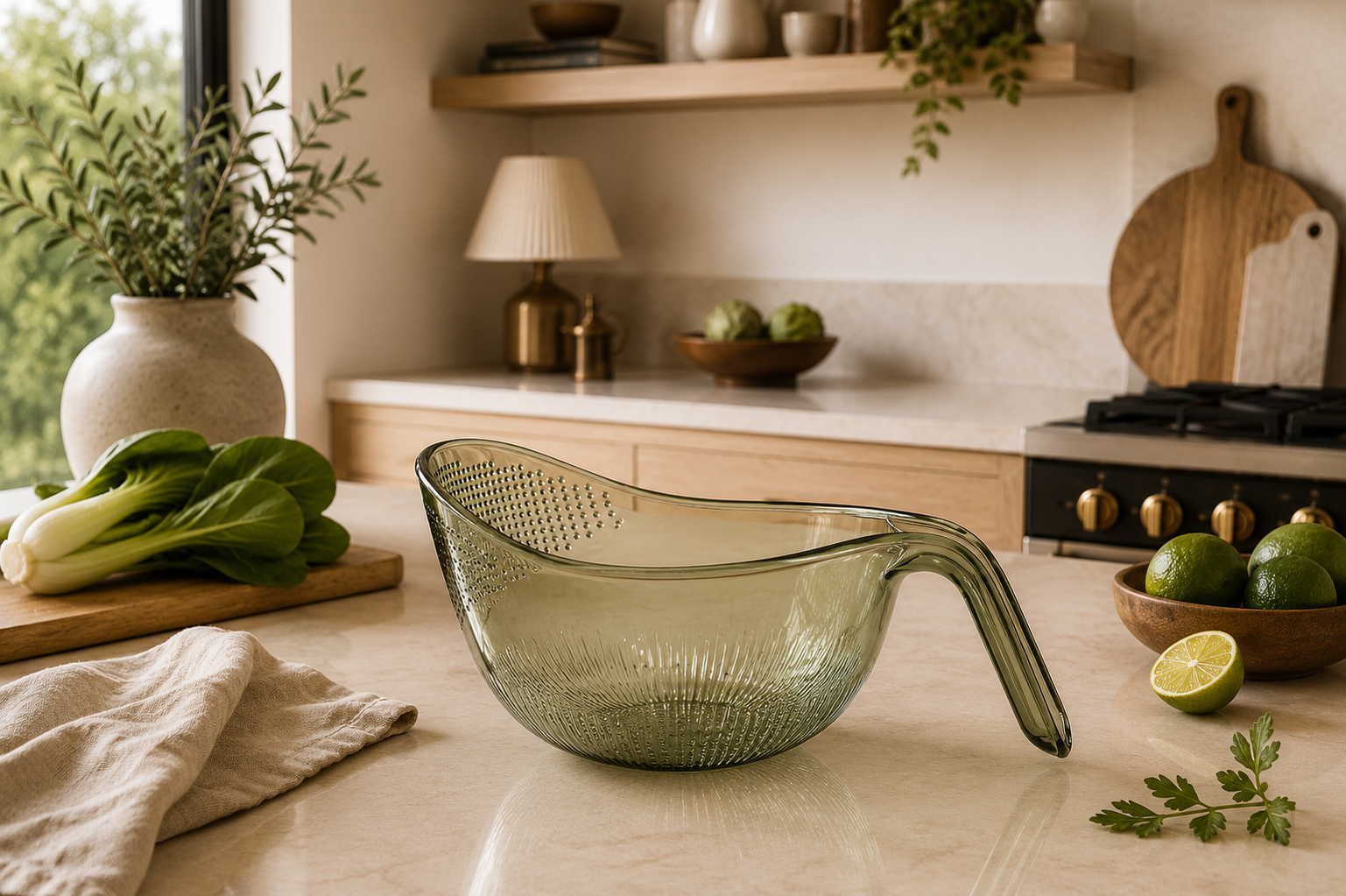 Rice Washing Bowl and Colander