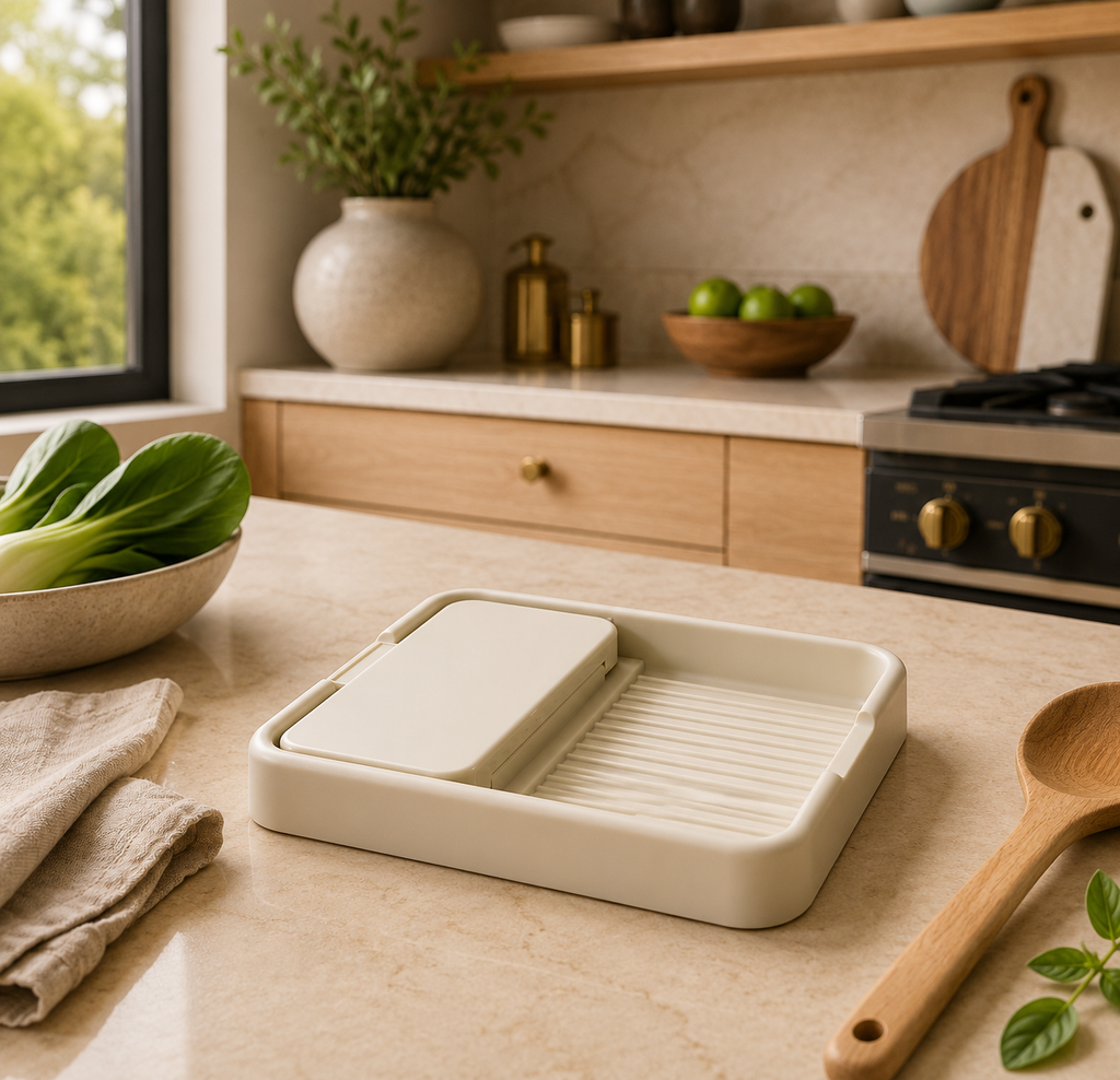 Foldable Kitchen Lid Rack and Utensil Holder