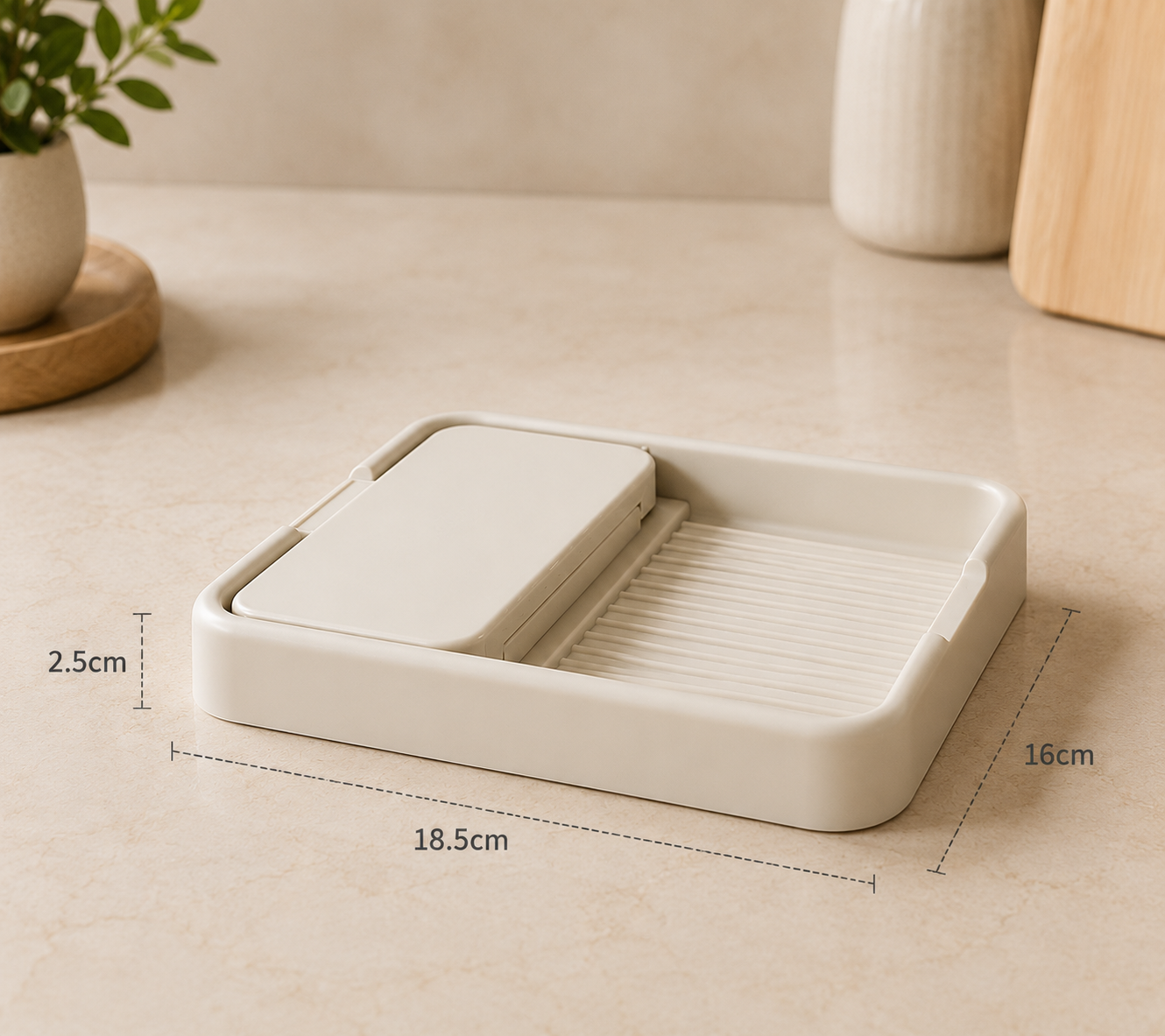 Foldable Kitchen Lid Rack and Utensil Holder