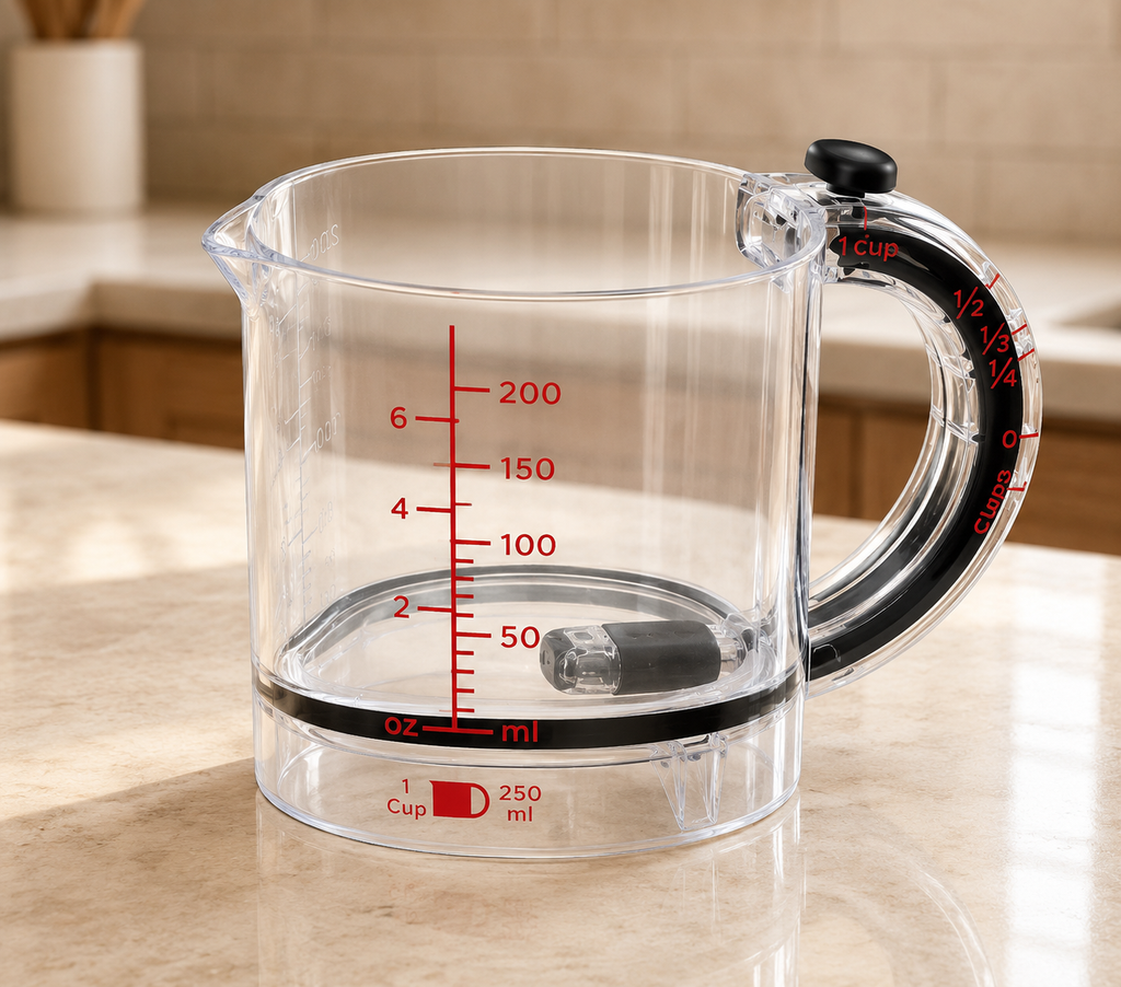 Multi-Functional Adjustable Measuring Cup