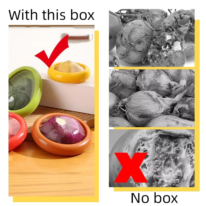 Reusable Fresh-Keeping Crisper Set for Fruits and Vegetables - Kitchen Storage Solution for Food Preservation