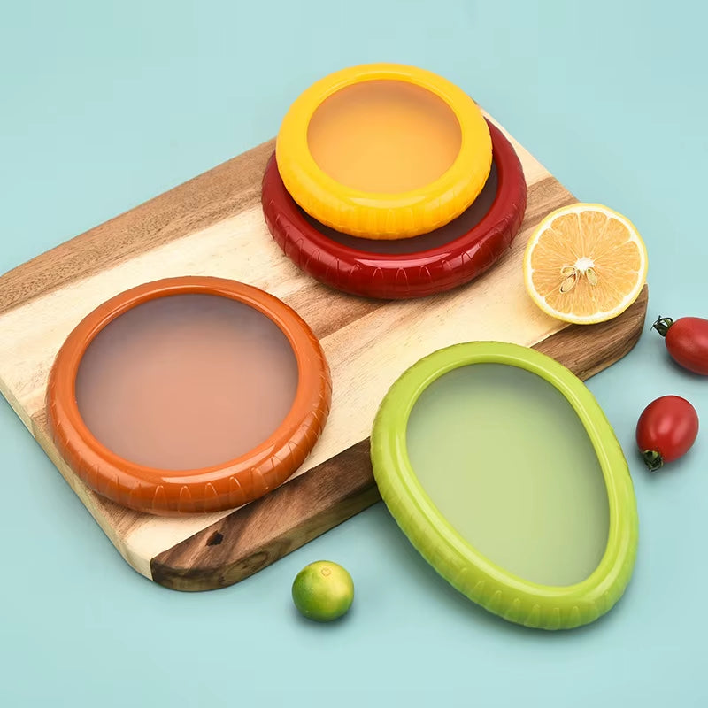 Reusable Fresh-Keeping Crisper Set for Fruits and Vegetables - Kitchen Storage Solution for Food Preservation