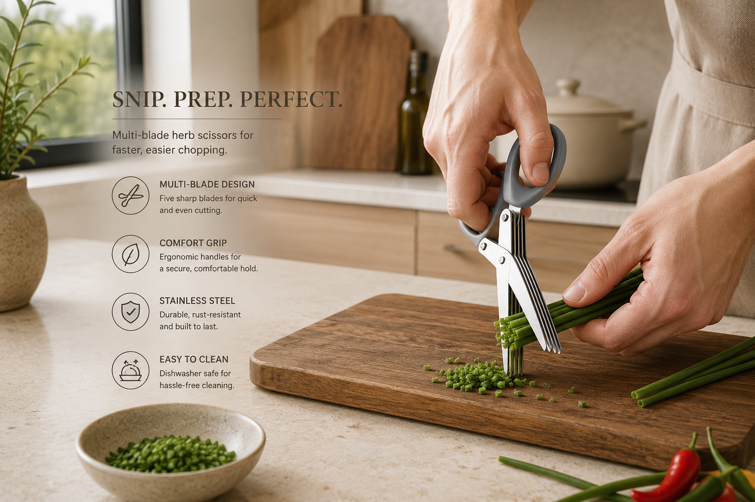 Multi-Layer Kitchen Scissors